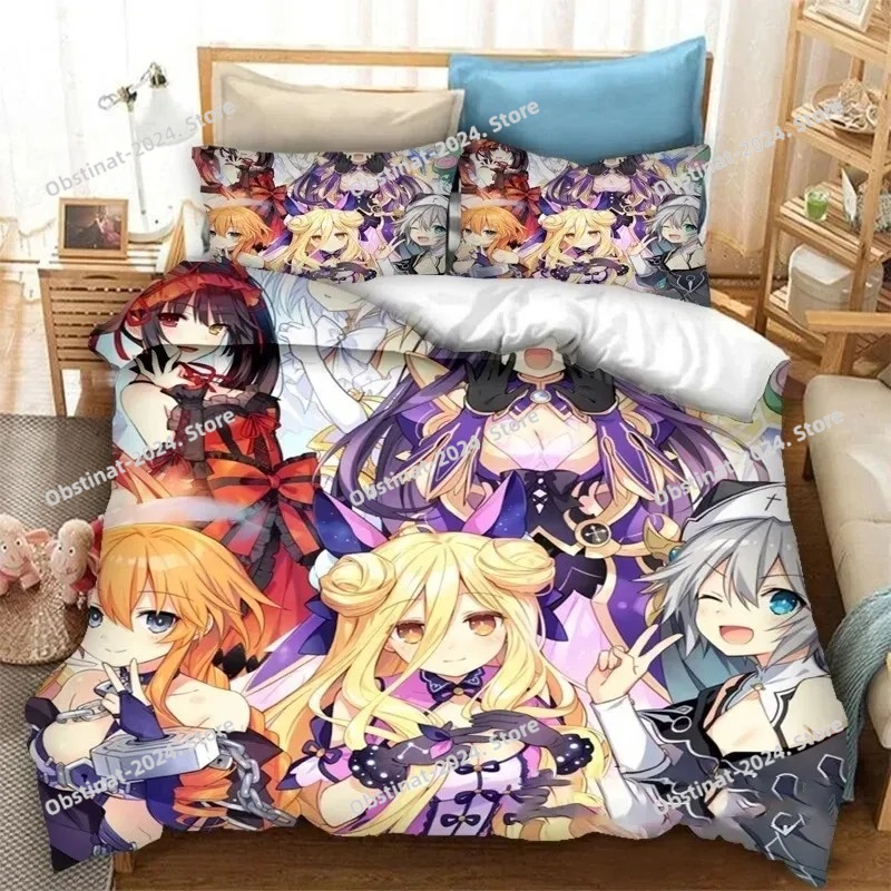Home Textiles Classic Fashion - Parure de lit Anime Date A
