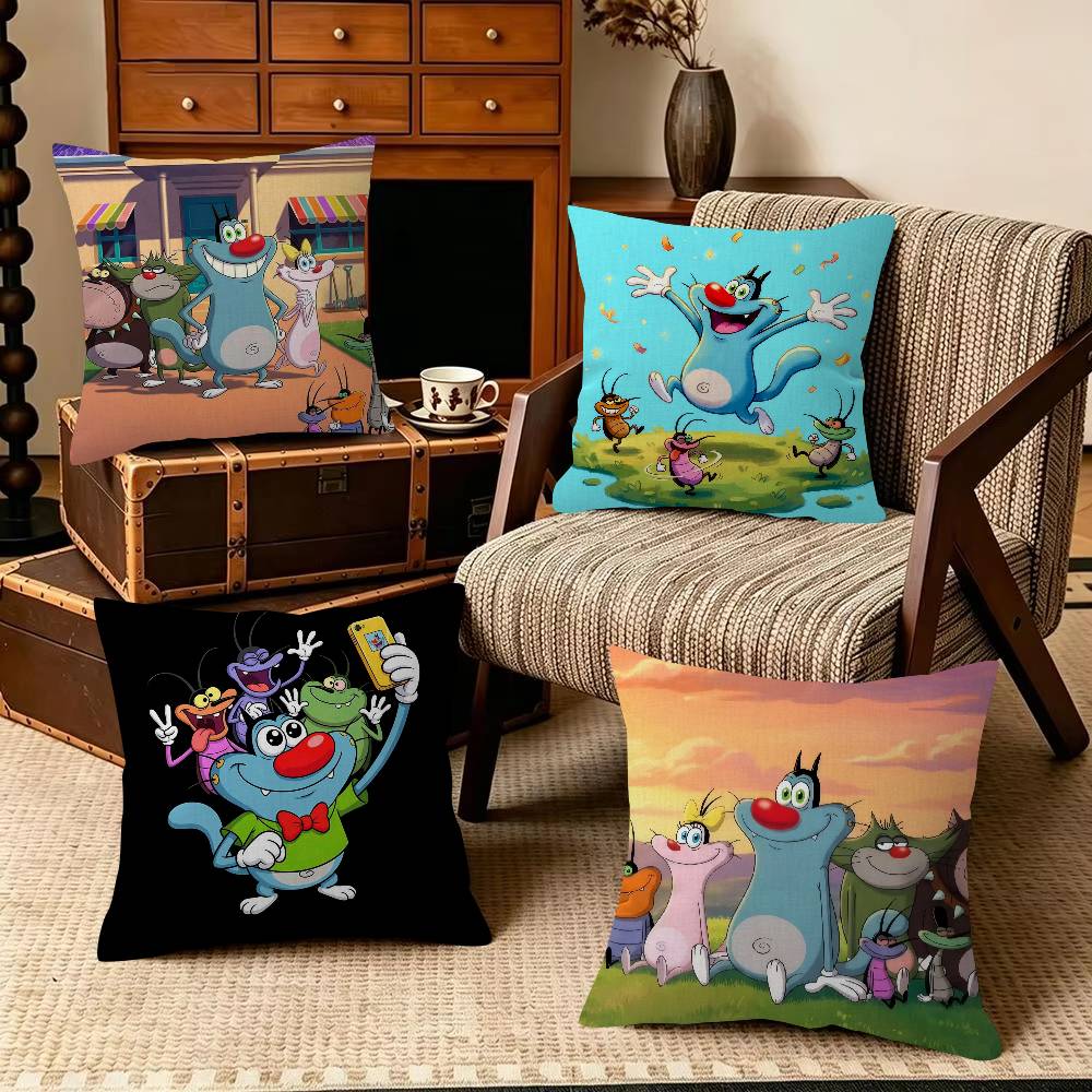 Home Textiles Inc - Oggy and the C-Cockroaches Housse de