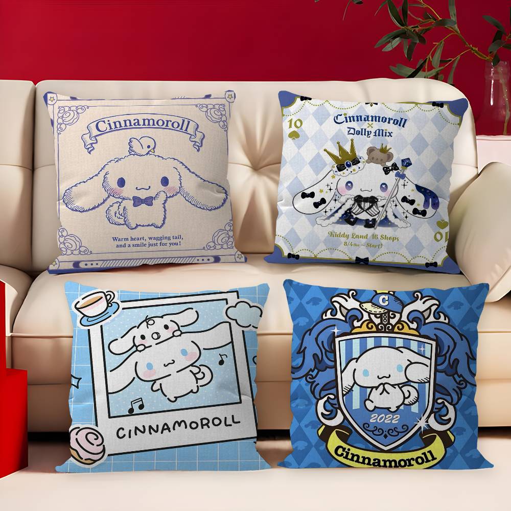 Home Textiles Inc - Housse de coussin Cinnamoroll style dessin