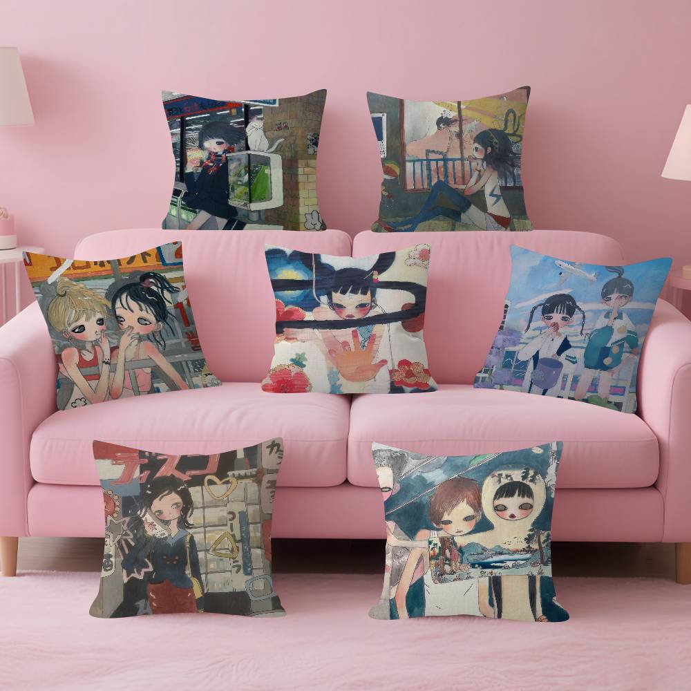 Aya Home Textiles - Housse de coussin Anime Art Aya