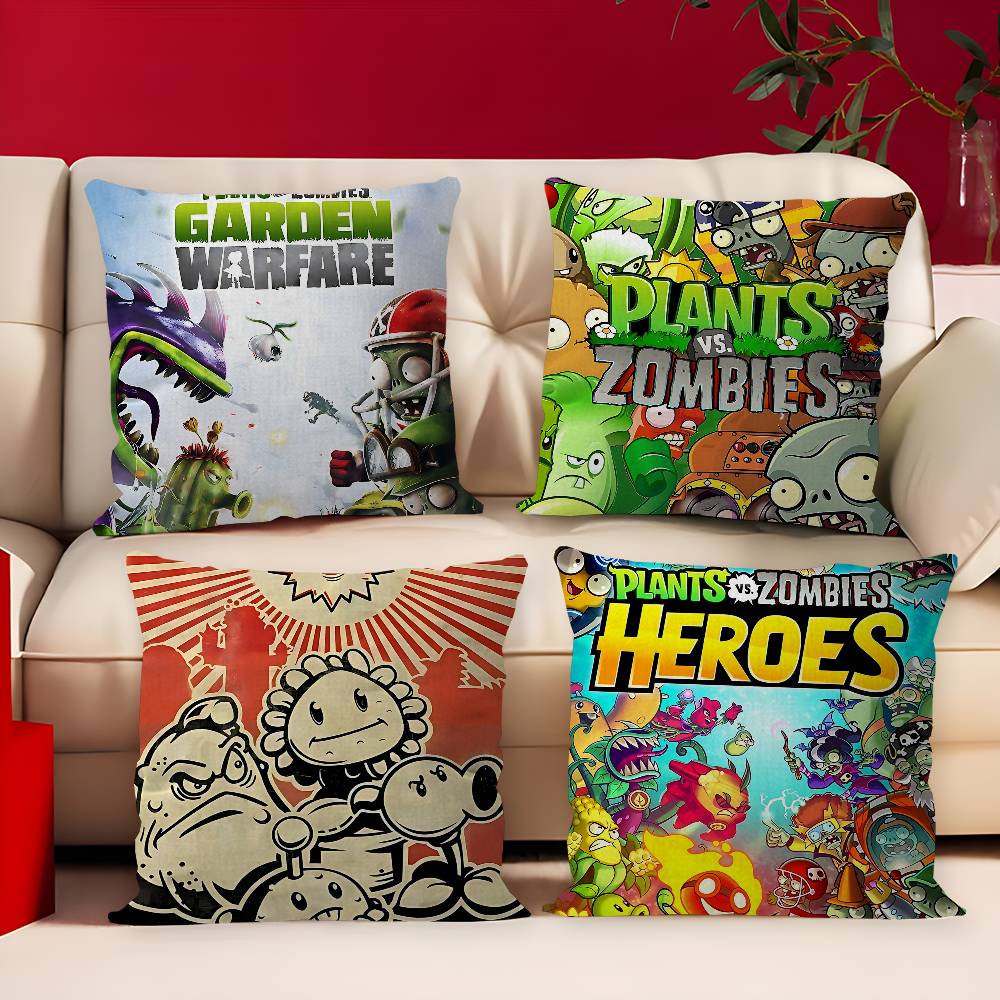 Home Textiles Classic Fashion - Jeu classique p-plantes Vs z-zombies oreiller
