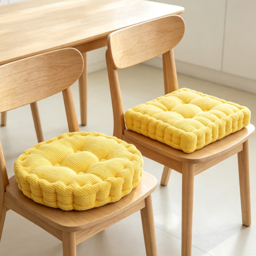 Floor Cushion Pouf - Coussin épais pour siège de chaise,