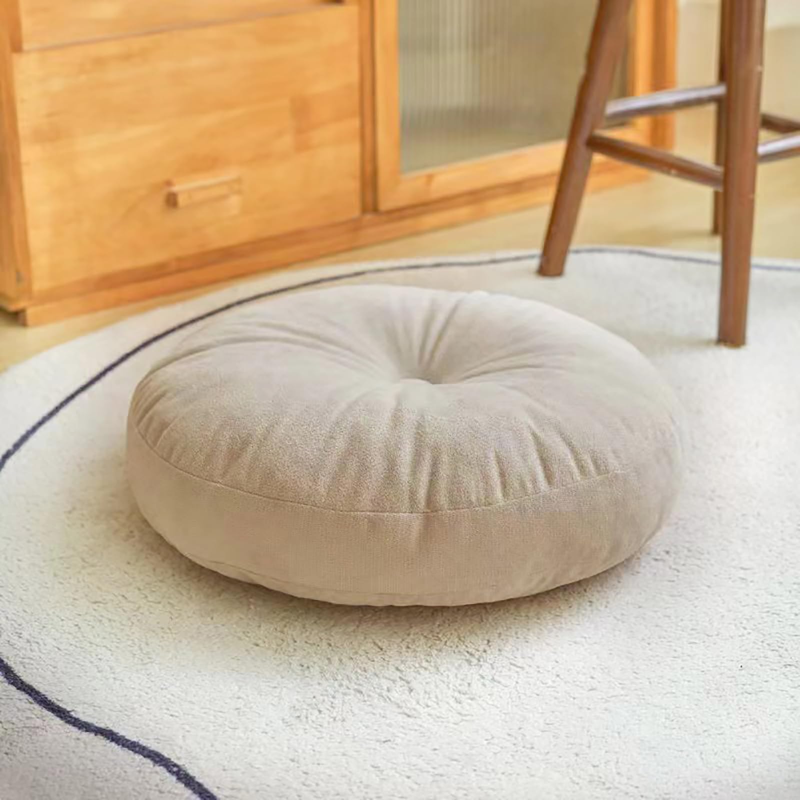 Coussin rond épais, oreiller d - Floor Cushion Pouf avis et prix