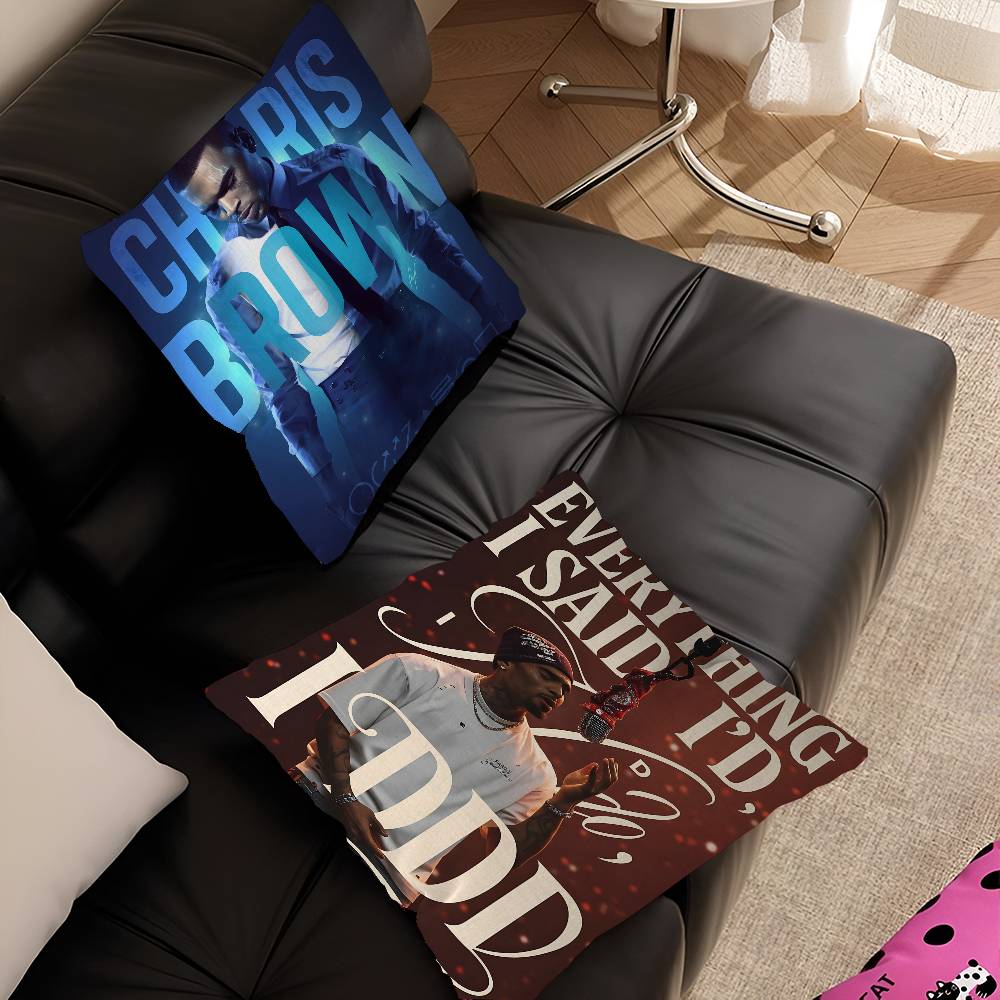 Housse de coussin Chris Brown, - Home Textiles Classic Fashion avis et prix