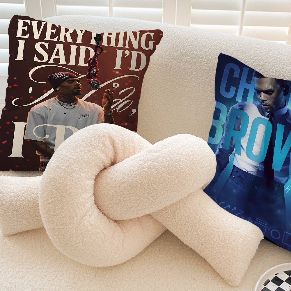 Housse de coussin Chris Brown, - Home Textiles Classic Fashion avis et prix