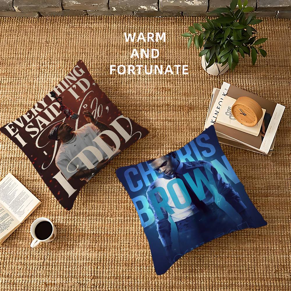 Housse de coussin Chris Brown, - Home Textiles Classic Fashion avis et prix