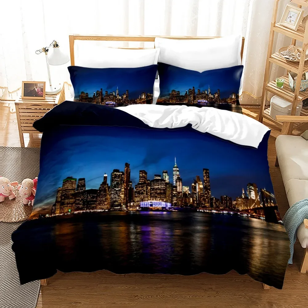 Parure de lit avec vue nocturn - Home Textiles New York avis et prix