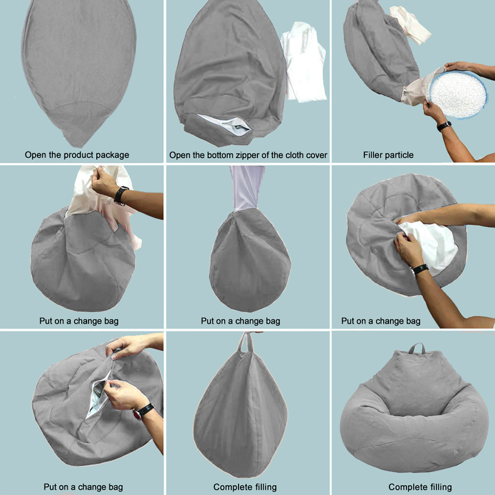 Canapés paresseux sans remplis - Floor Cushion Pouf avis et prix