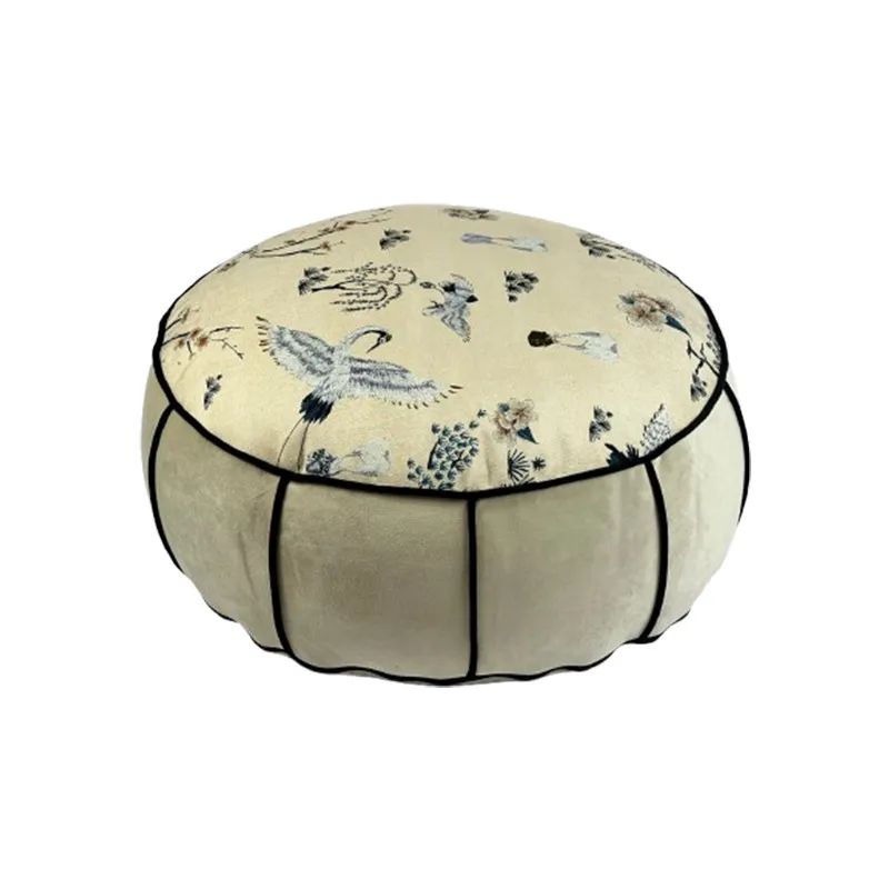 Pouf de sol rond de style chin - Floor Cushion Pouf avis et prix