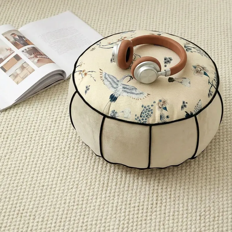 Pouf de sol rond de style chin - Floor Cushion Pouf avis et prix